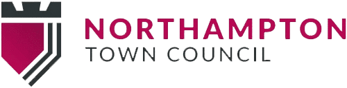 Northampton Town Council logo with shield and bold text.